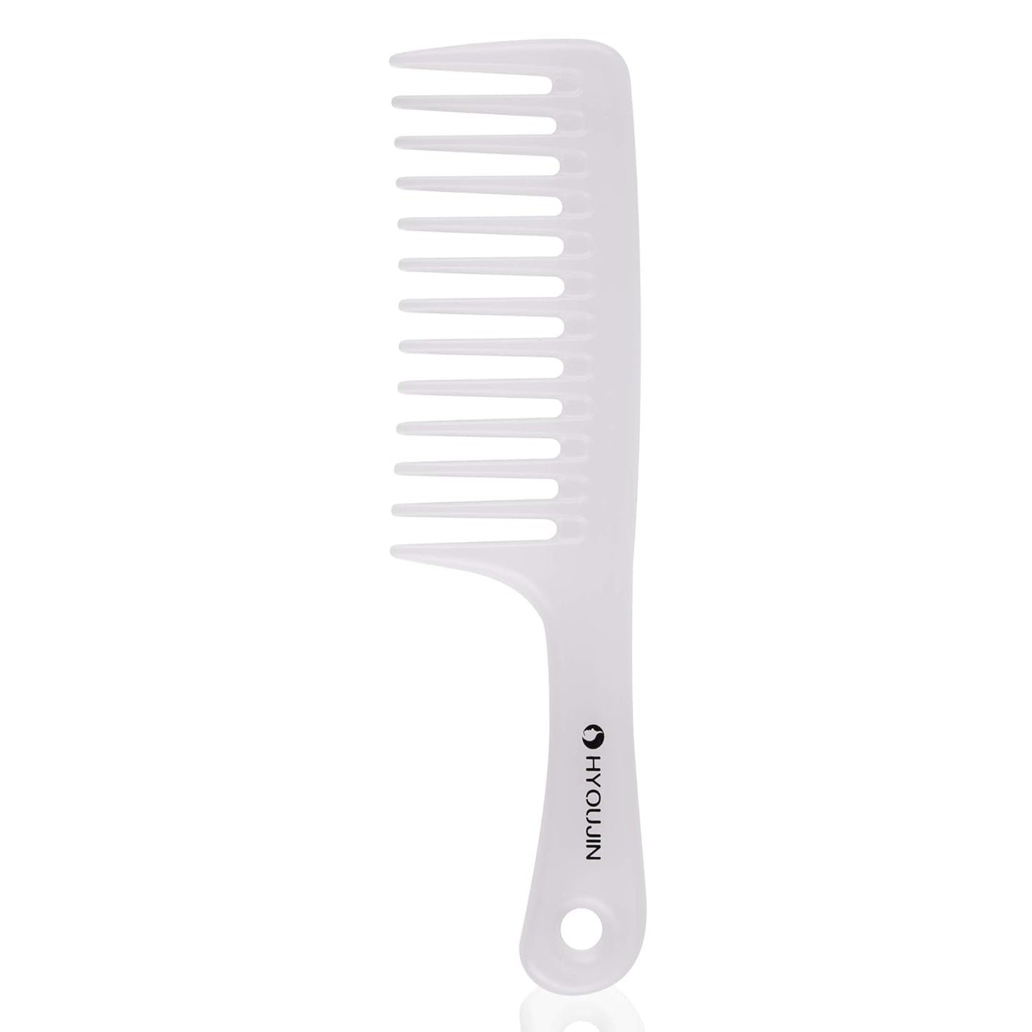 Large Wide Tooth Detangling Comb for Curly, Wet, and Dry Hair - Smooth Teeth Hair Comb for Men and Women - Reduces Hair Loss, Dandruff, and Headaches with Minimal Breakage