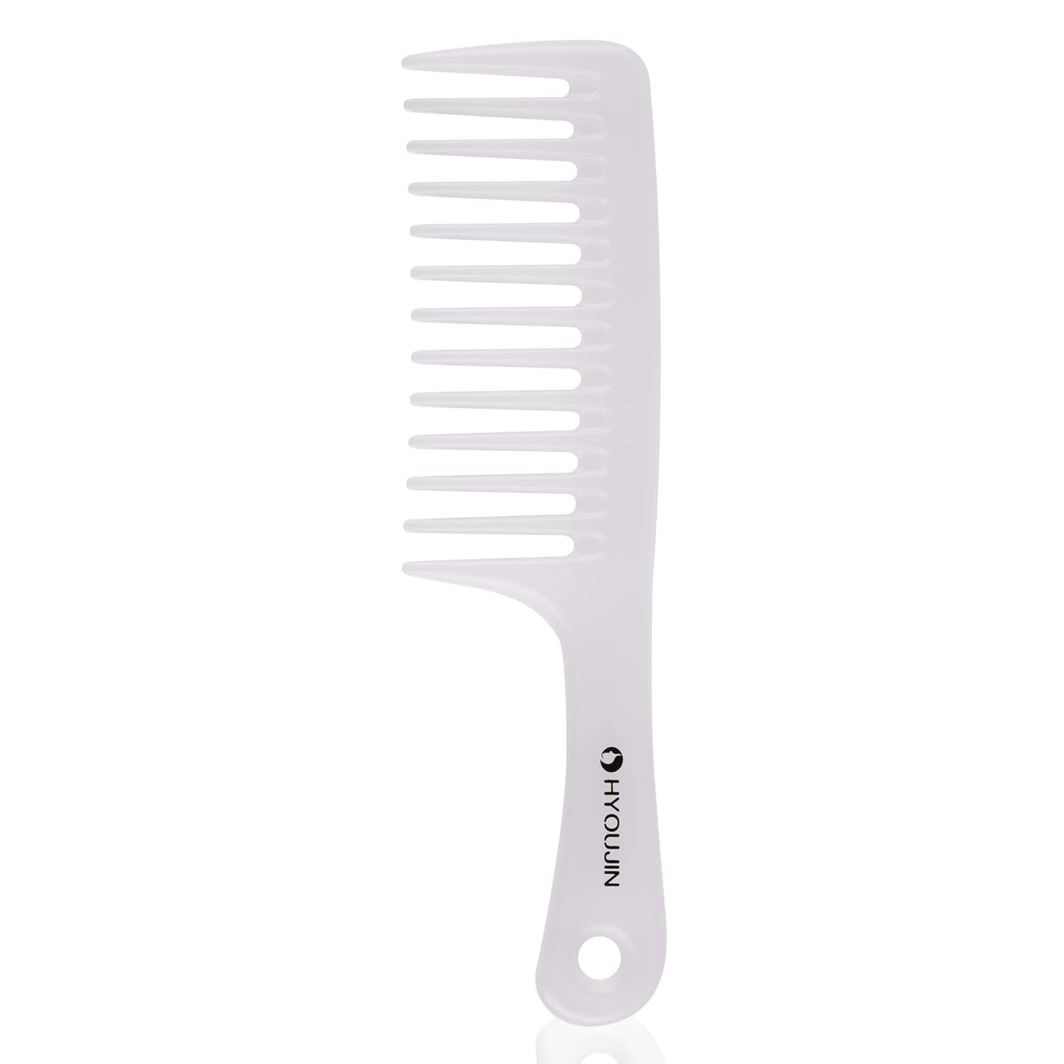 Large Wide Tooth Detangling Comb for Curly, Wet, and Dry Hair - Smooth Teeth Hair Comb for Men and Women - Reduces Hair Loss, Dandruff, and Headaches with Minimal Breakage