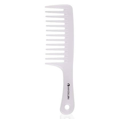 Large Wide Tooth Detangling Comb for Curly, Wet, and Dry Hair - Smooth Teeth Hair Comb for Men and Women - Reduces Hair Loss, Dandruff, and Headaches with Minimal Breakage