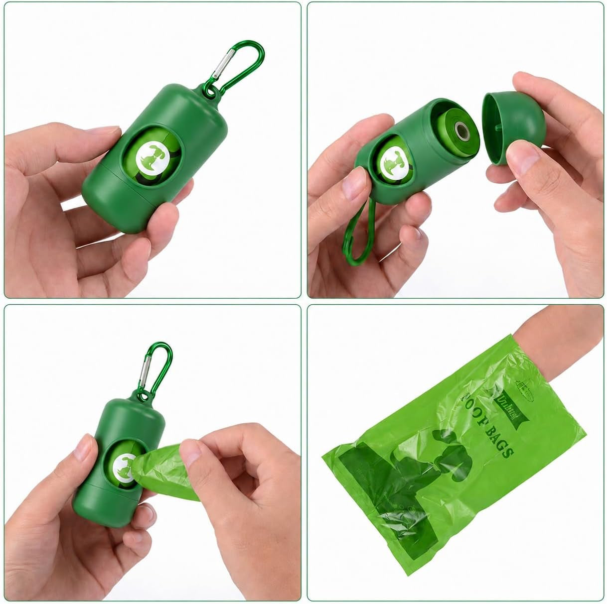 Extra Thick Scented Dog Poop Bags with Dispenser - 450 Count Leakproof Rolls for Easy Cleanup - Perfect for All Dog Sizes!