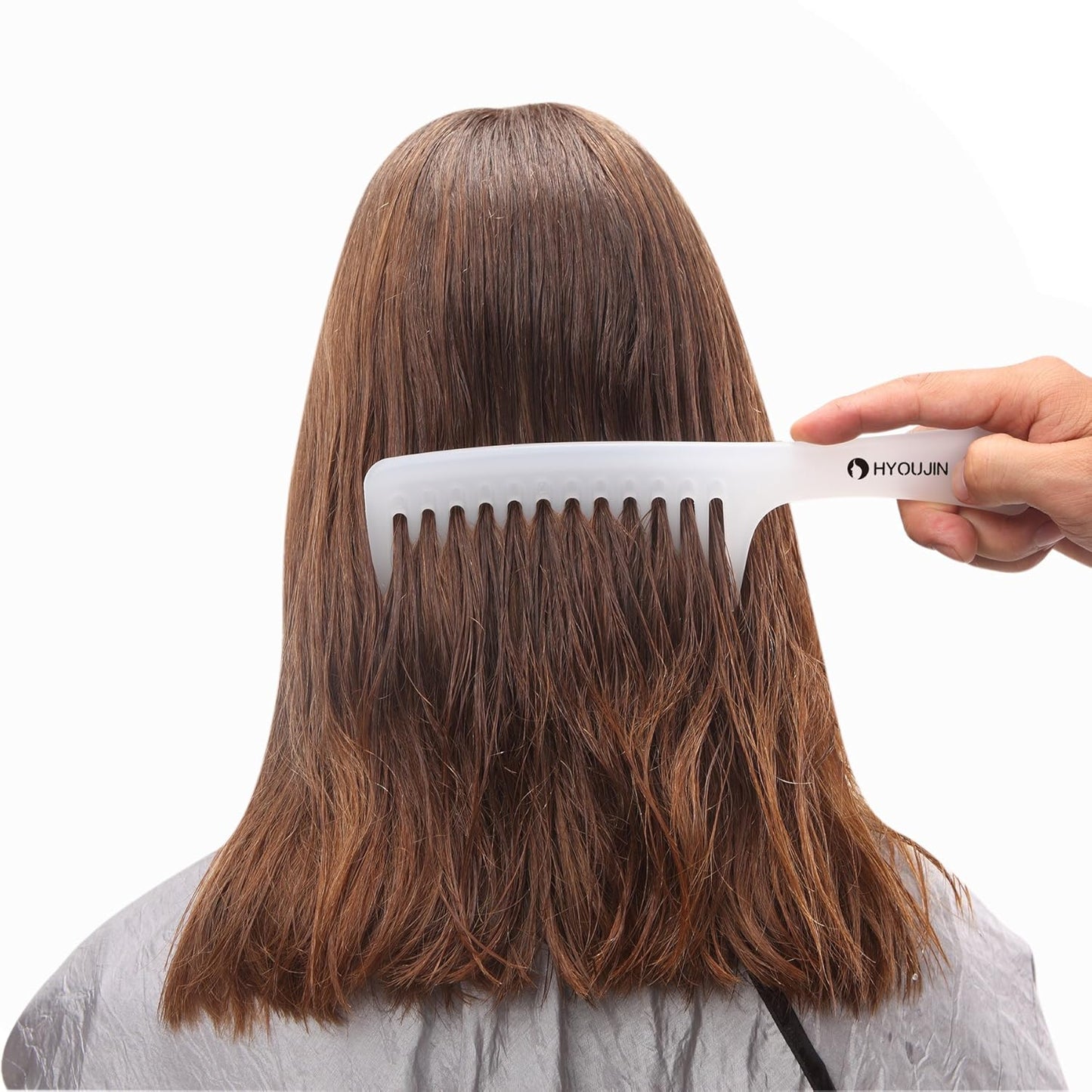 Large Wide Tooth Detangling Comb for Curly, Wet, and Dry Hair - Smooth Teeth Hair Comb for Men and Women - Reduces Hair Loss, Dandruff, and Headaches with Minimal Breakage