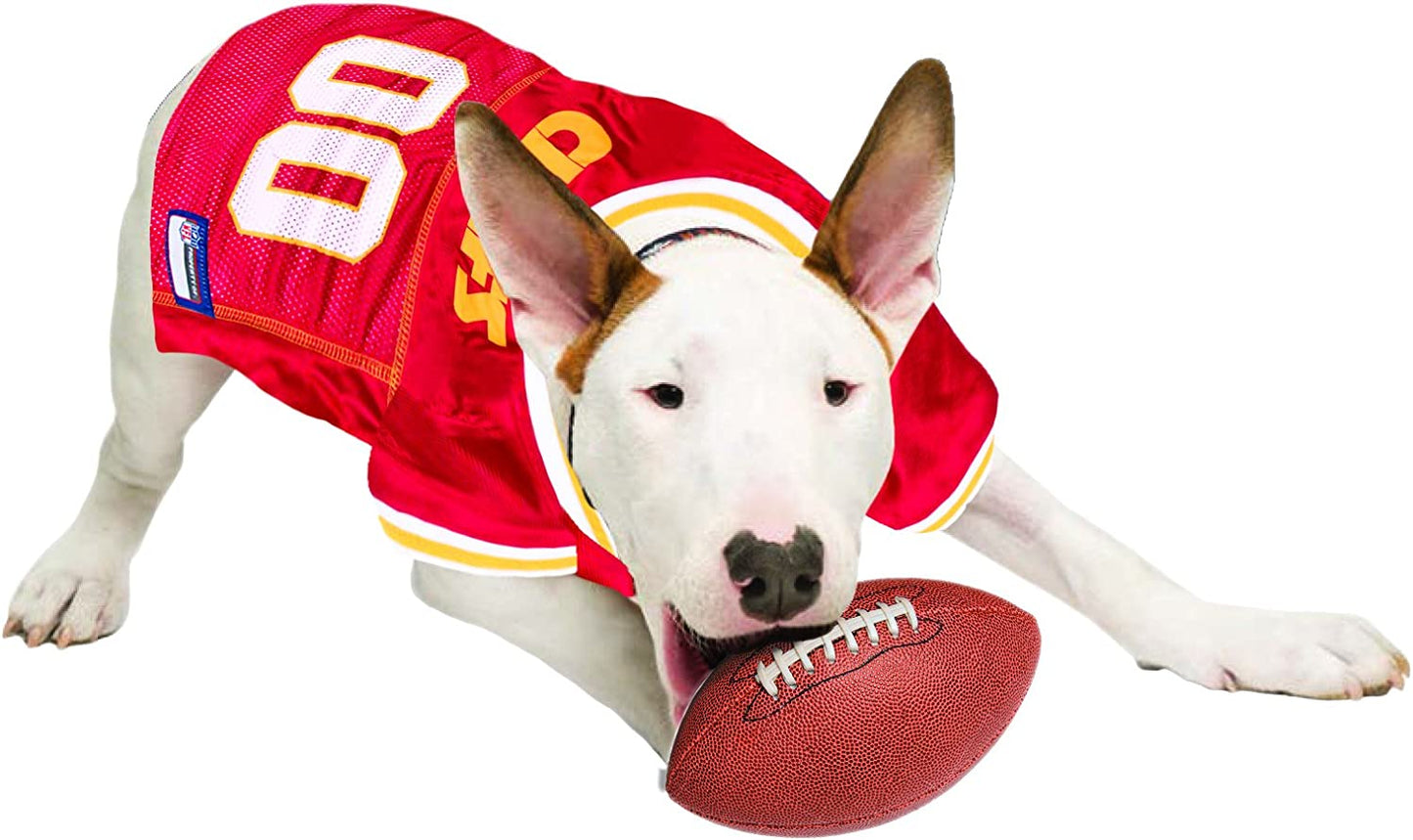 NFL AFC West Mesh Jersey for Dogs, Medium, Kansas City Chiefs