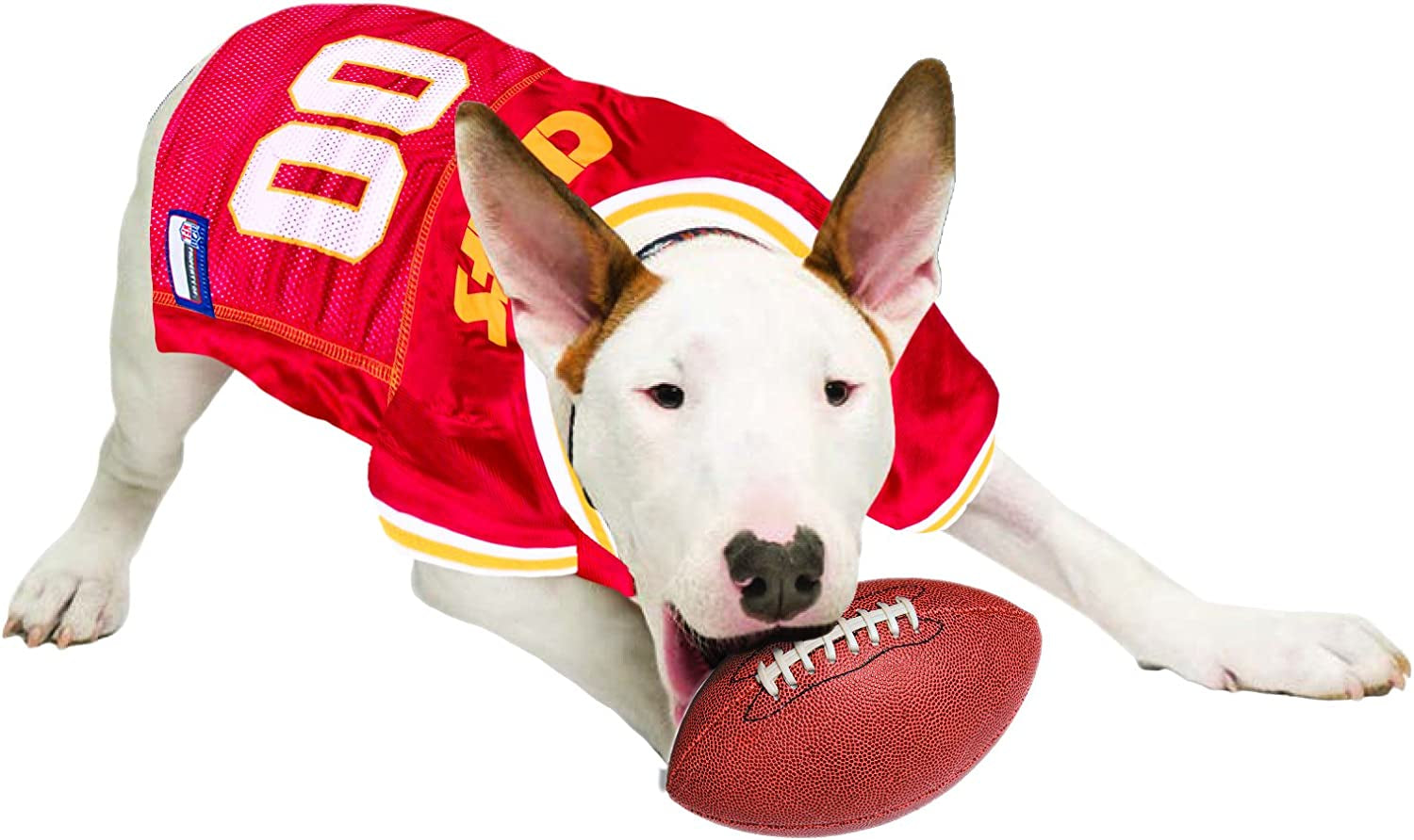 NFL AFC West Mesh Jersey for Dogs, Medium, Kansas City Chiefs