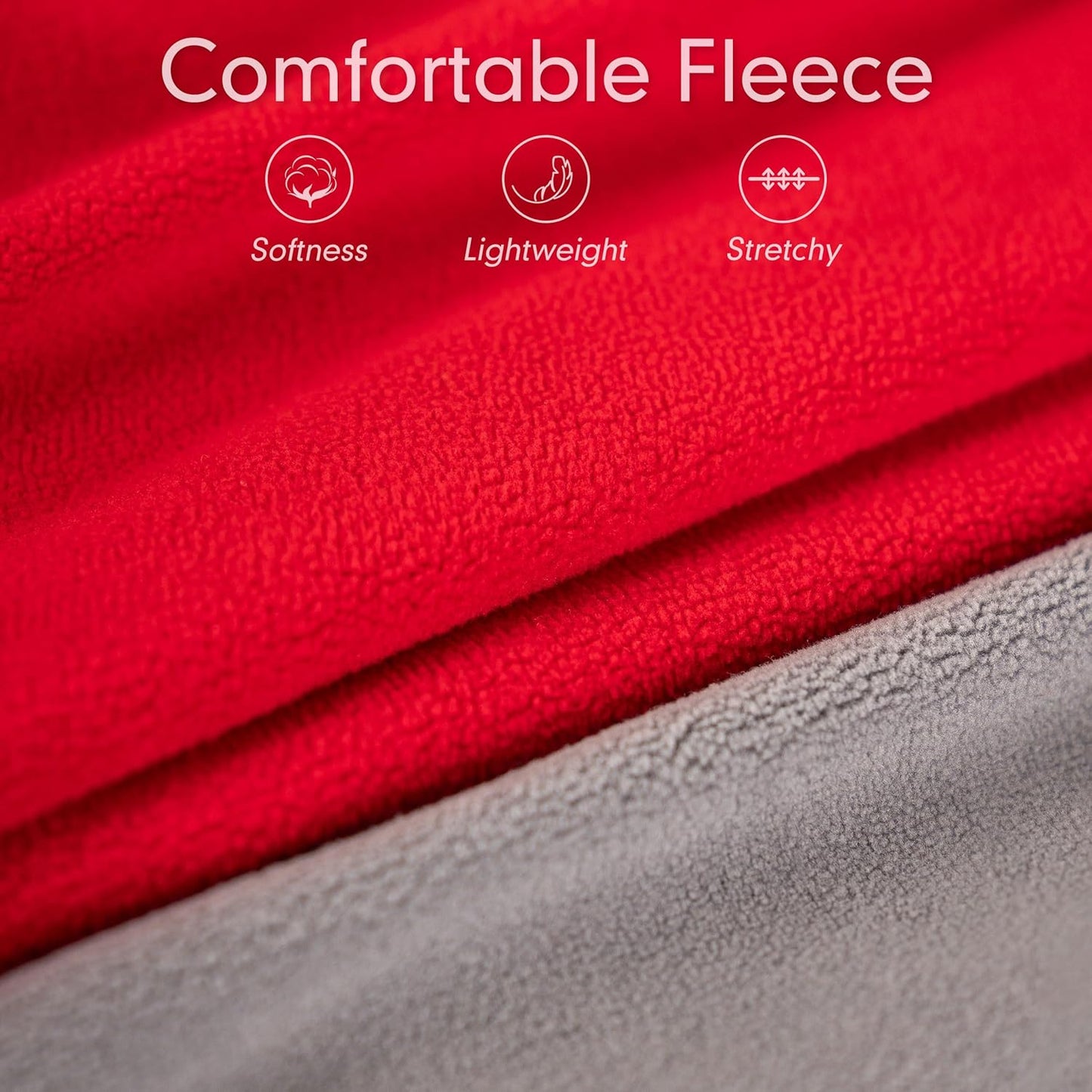 Cozy & Reflective 2 Pack Fleece Dog Sweater Vests - XL, 4-Way Stretch, Lightweight & Easy to Wear